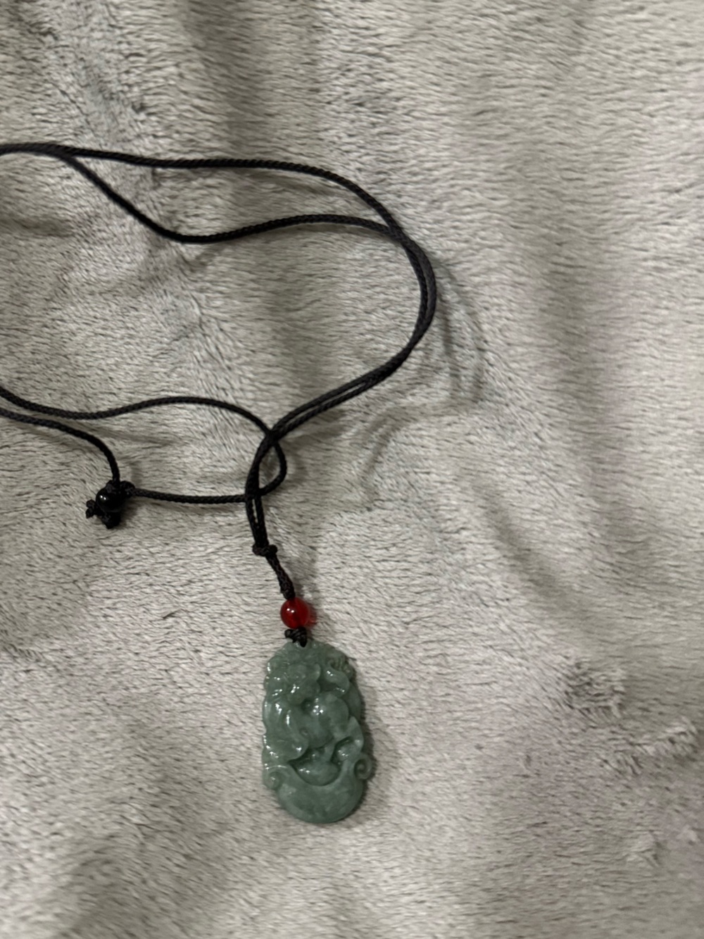Natural Green Jadeite Dog Pendant Necklace – Chinese Zodiac Year of the Dog